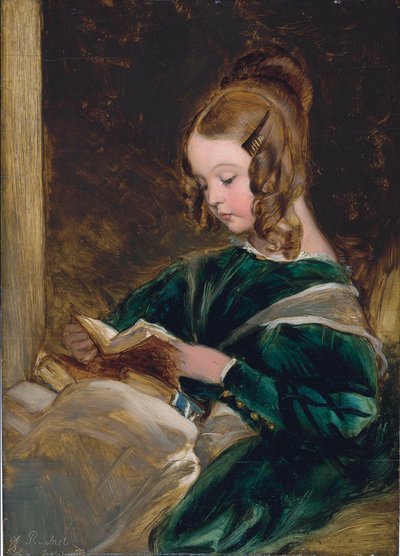 Study of Rachel Russell (1826-1898), Daughter of Georgina, the Second Wife of John, Sixth Duke of Bedford by Edwin Landseer